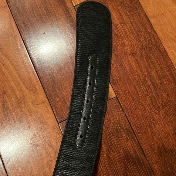 GUCCI vintage canvas leather and basket weave buckle - Picture 3 of 7